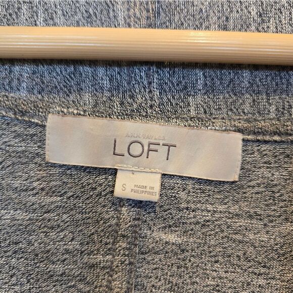 LOFT Open Cardigan Shawl Collar Small - Picture 4 of 8